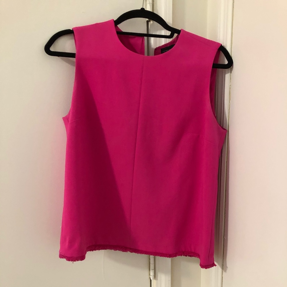 Victoria Beckham raw hem tank
